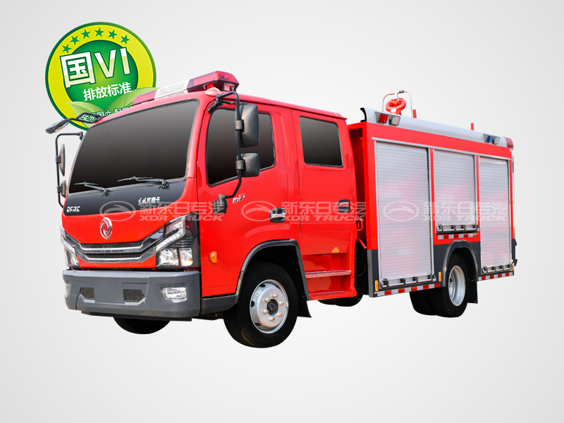 新東日牌 國六4T東風(fēng)大多利卡3800軸距泡沫消防車